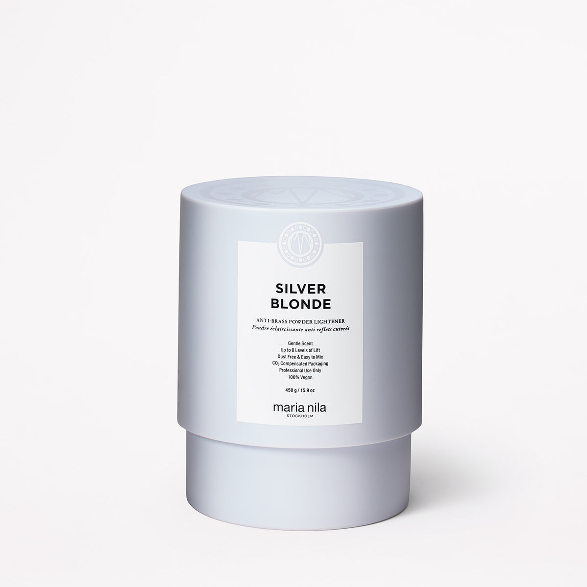 Maria Nila Silver Blonde packaging on white background
